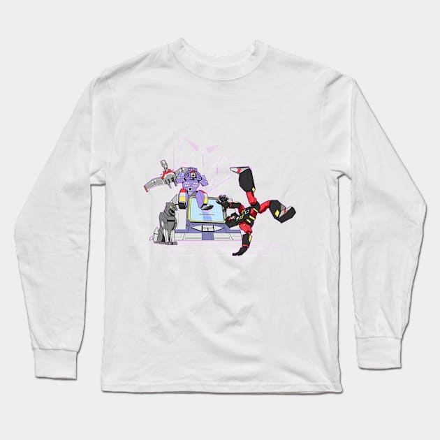 Decepticon B-bots Long Sleeve T-Shirt by SW